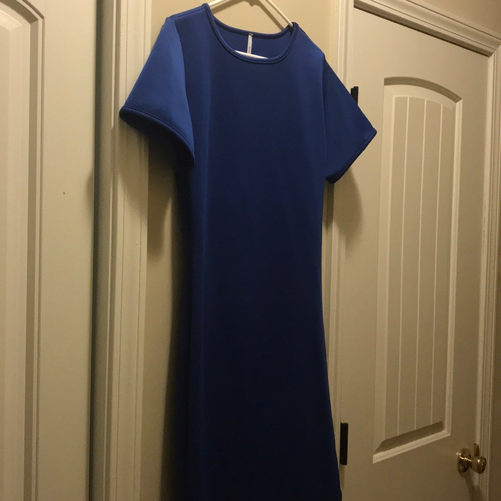 Blue dress